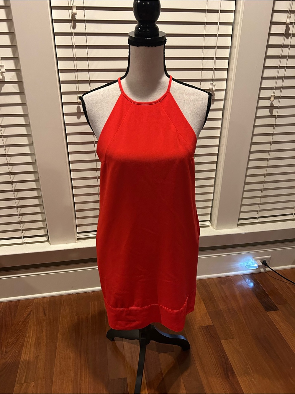 Lumiere Red Halter Mini Dress size S
